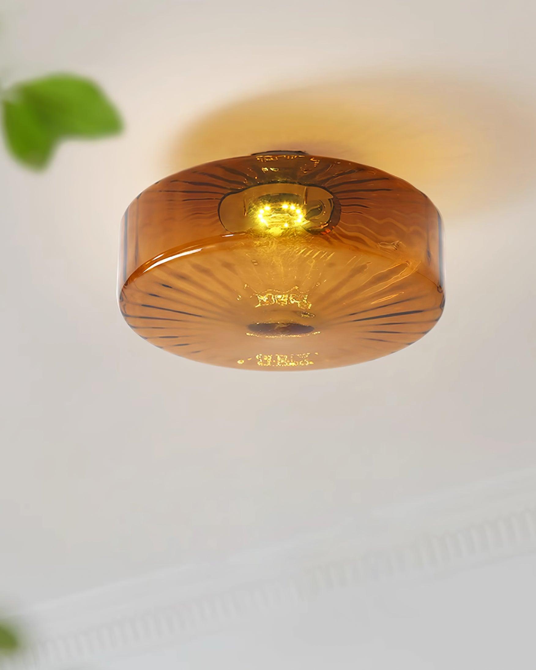Amber Razia Ceiling Light