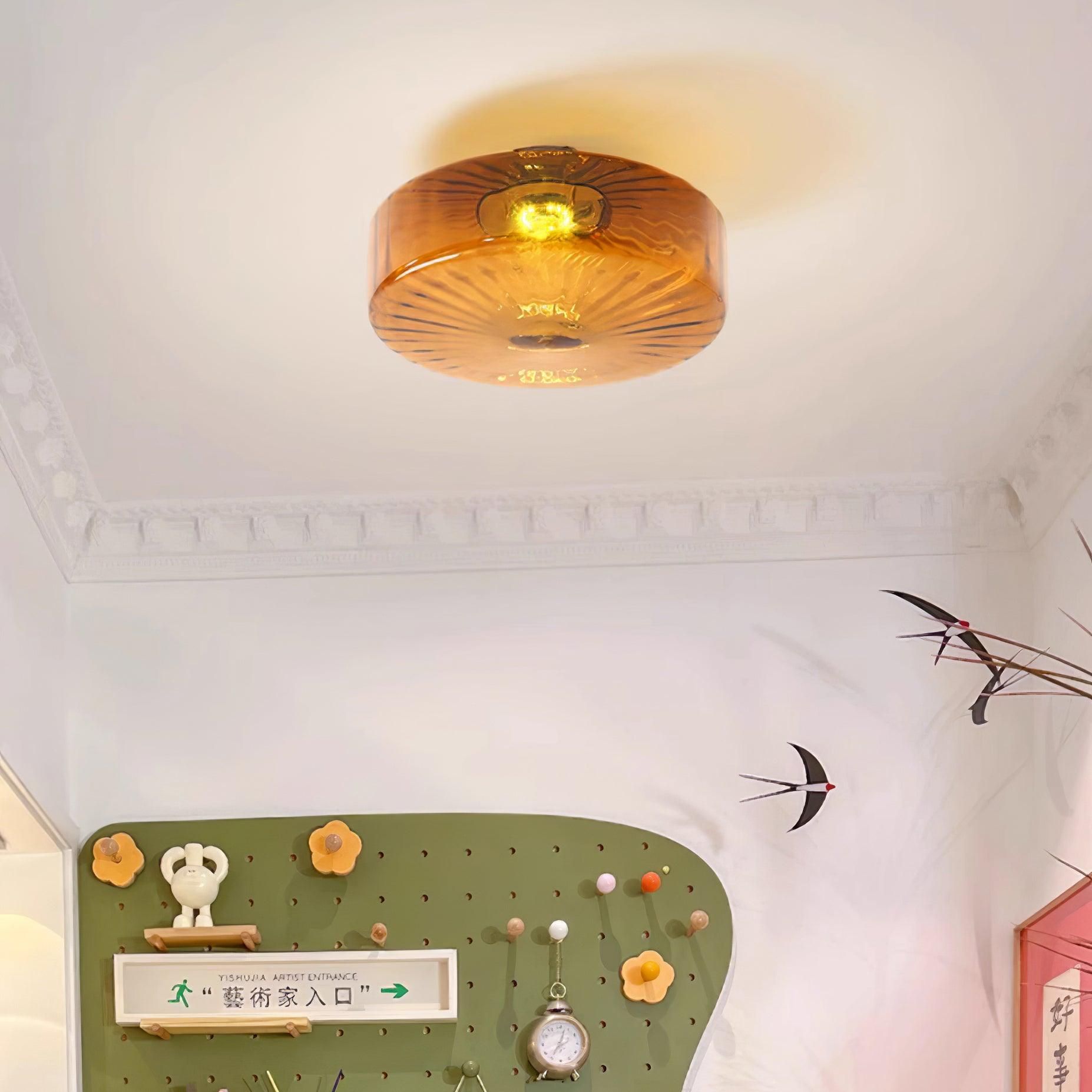 Amber Razia Ceiling Light