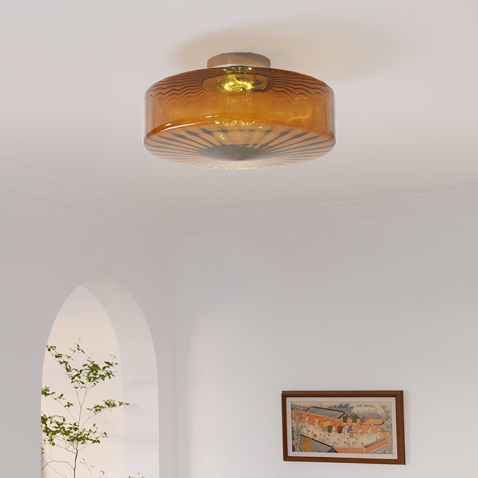 Amber Razia Ceiling Light