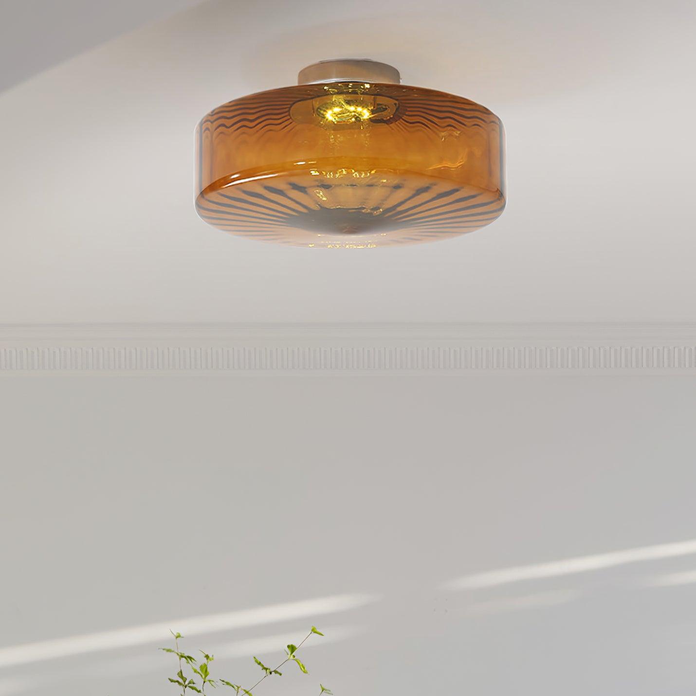 Amber Razia Ceiling Light