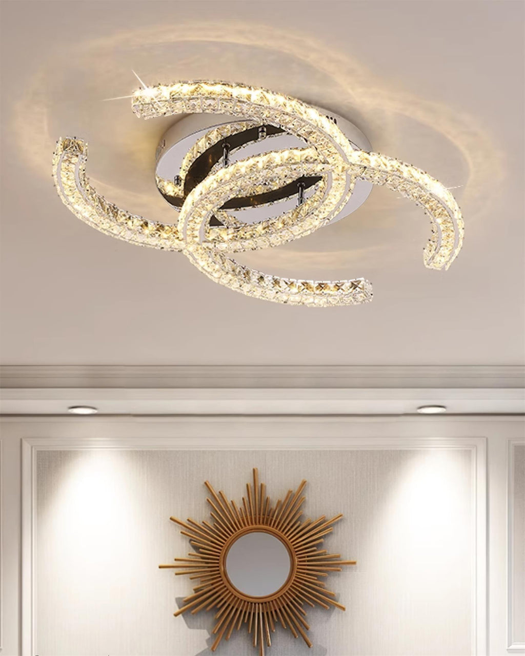 Crystal Ceiling Light