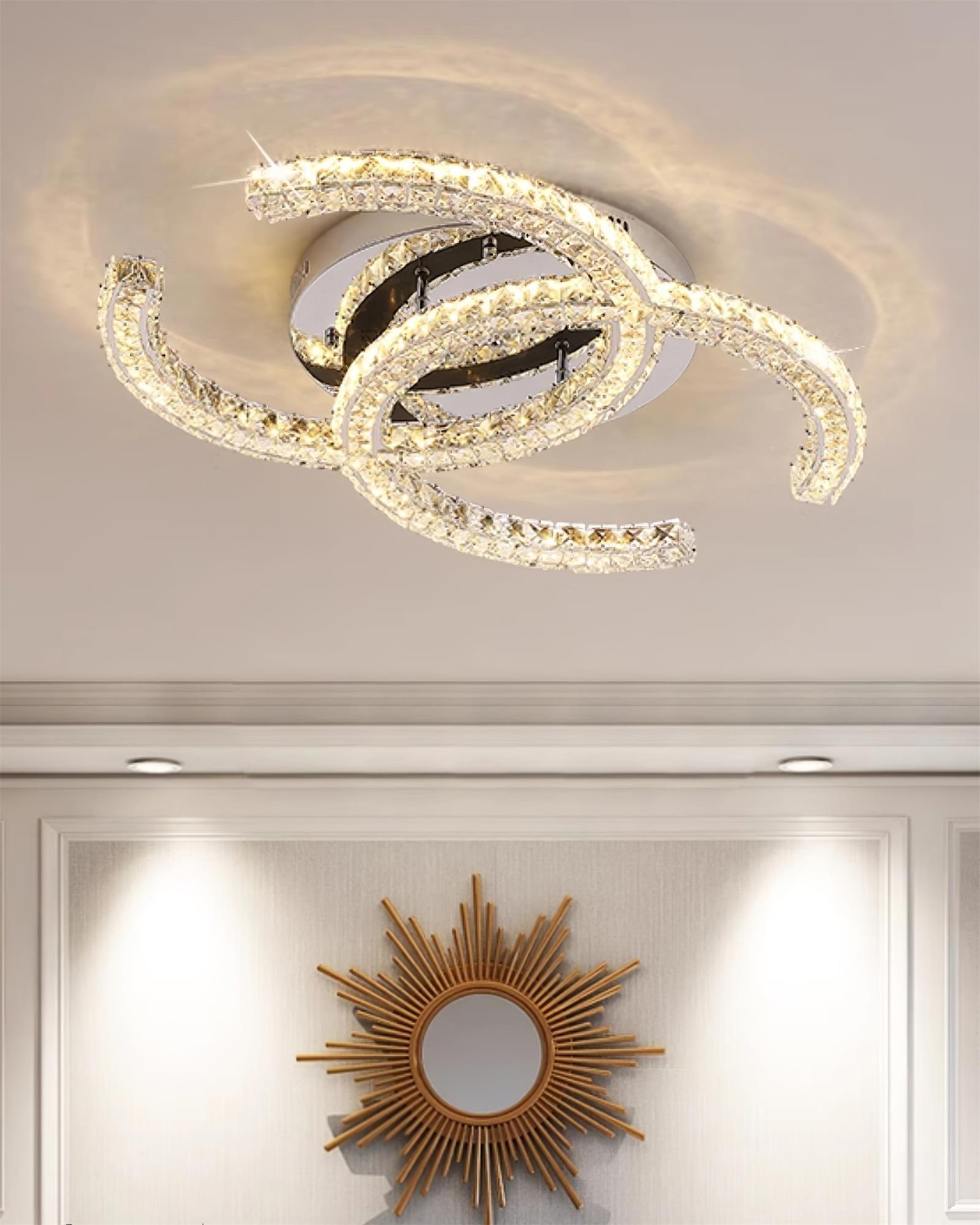 Crystal Ceiling Light