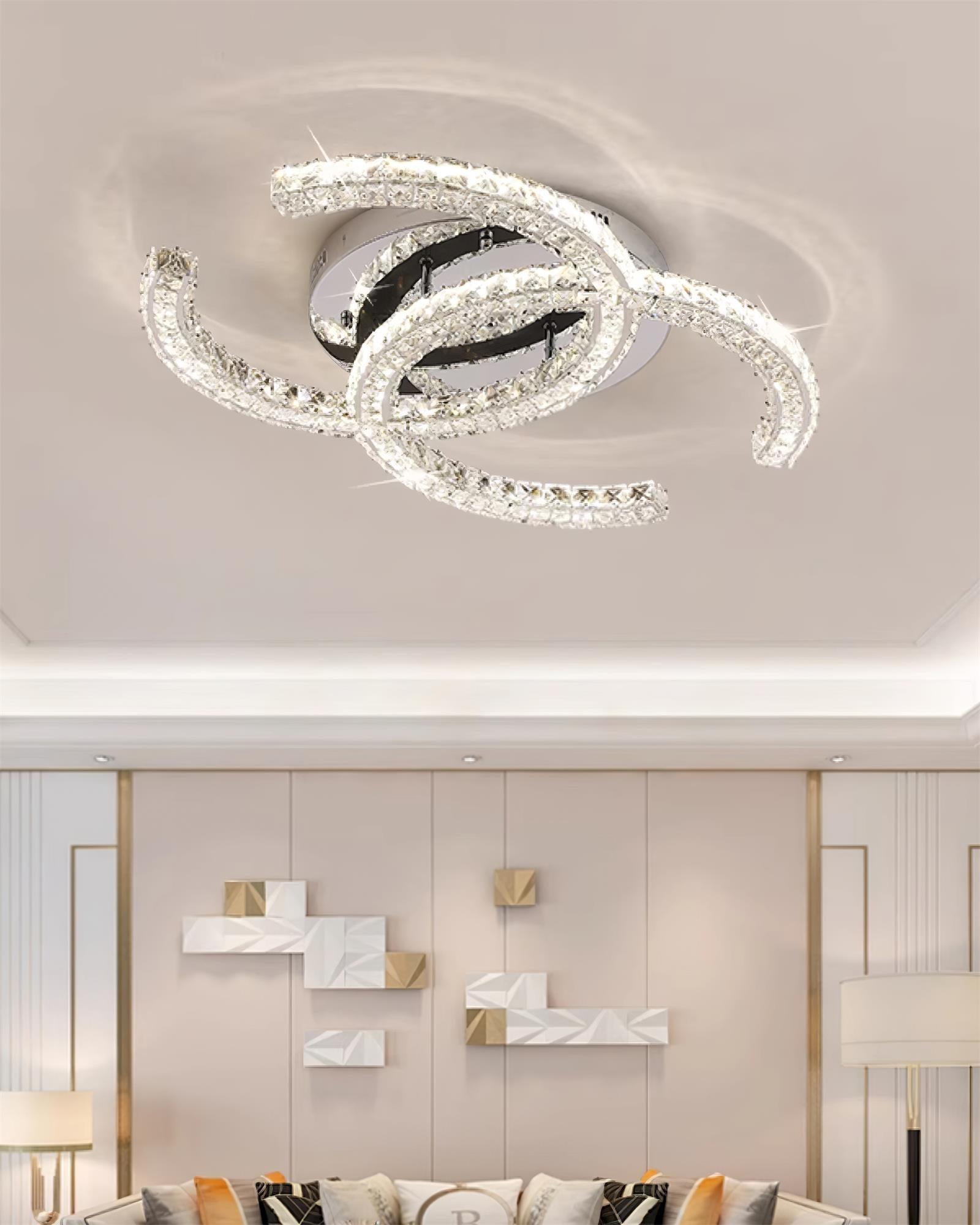 Crystal Ceiling Light