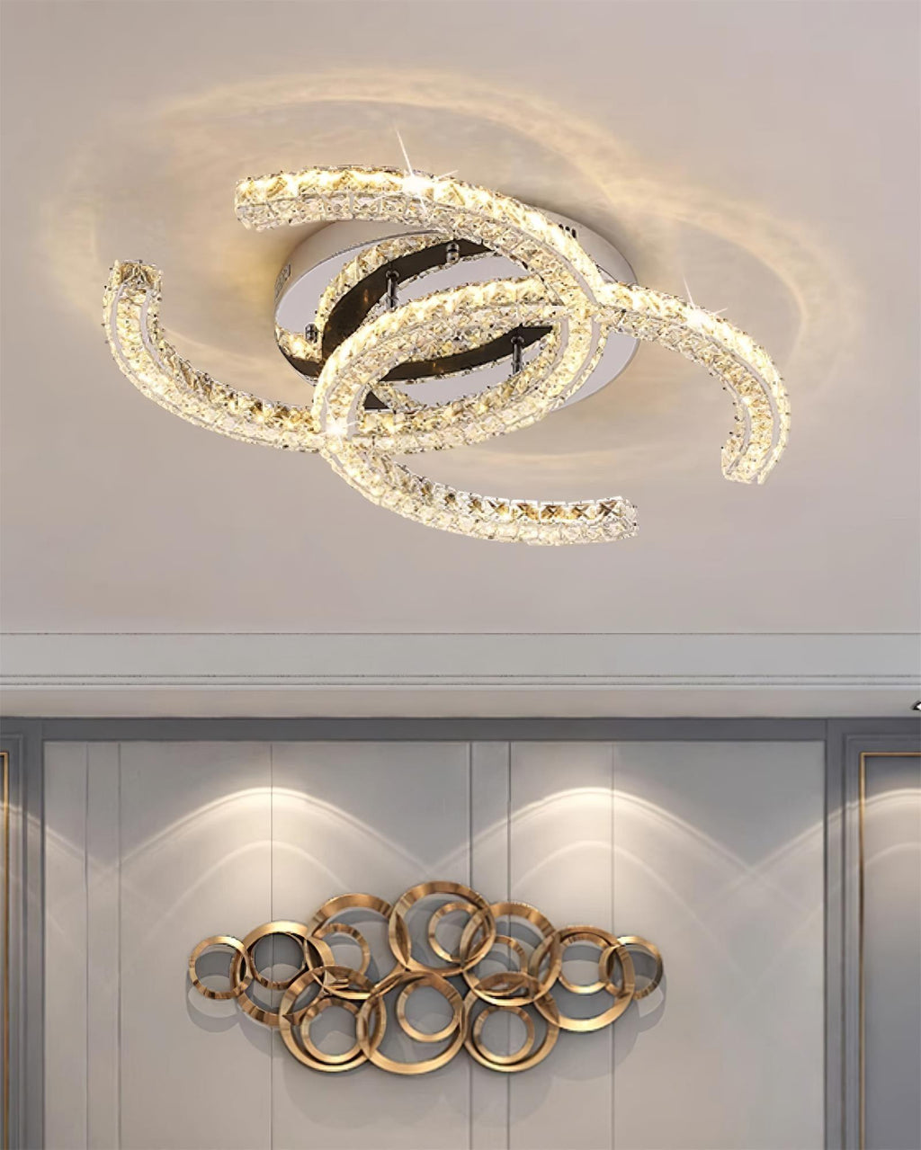 Crystal Ceiling Light