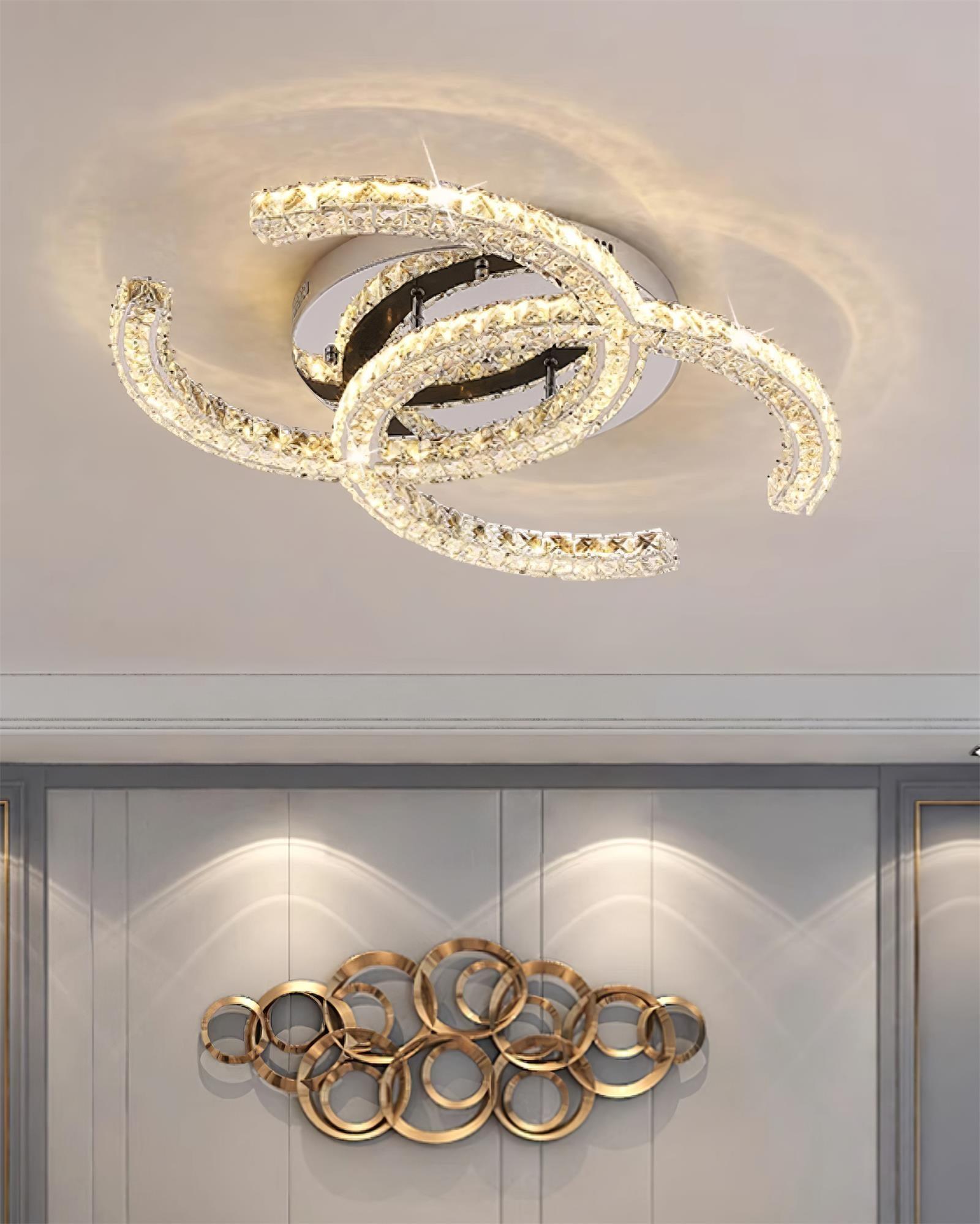 Crystal Ceiling Light