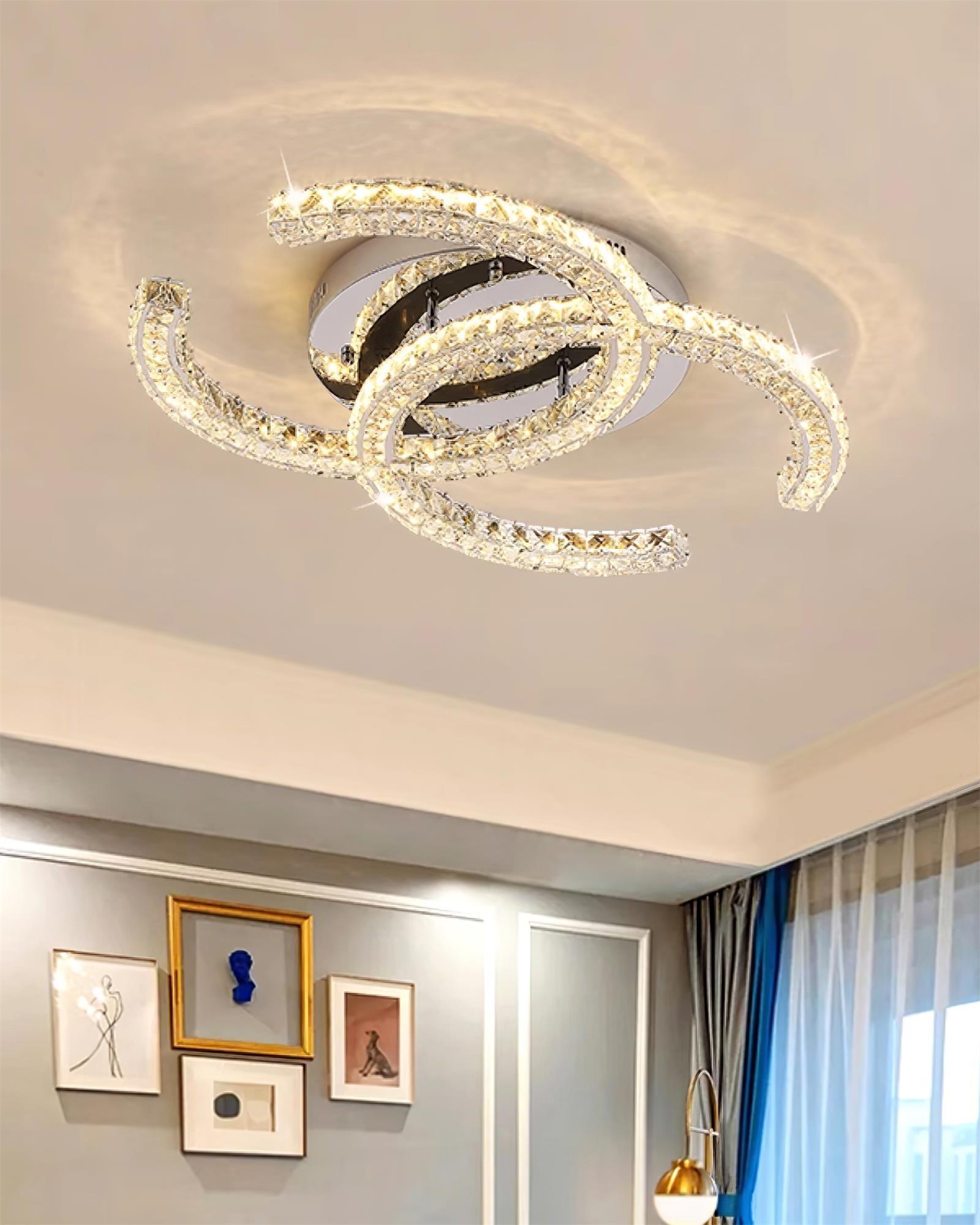 Crystal Ceiling Light