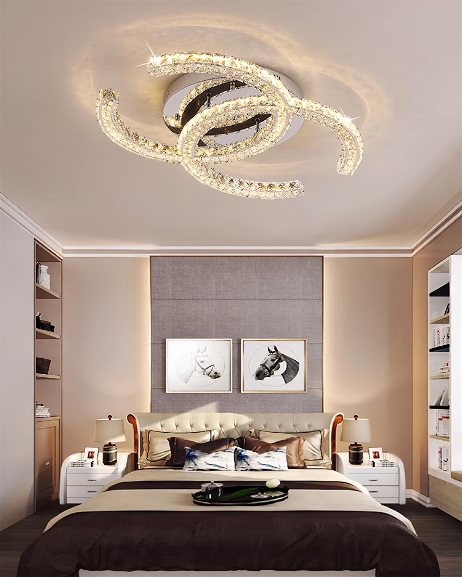 Crystal Ceiling Light