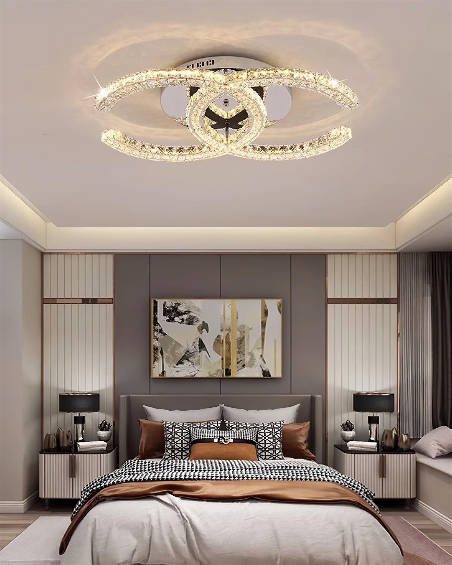 Crystal Ceiling Light
