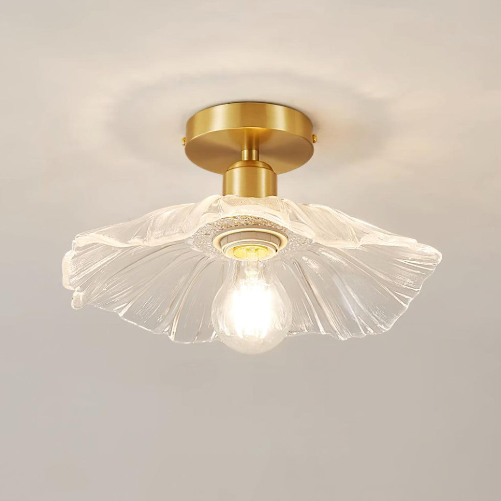 Flower Glass Ceiling Light