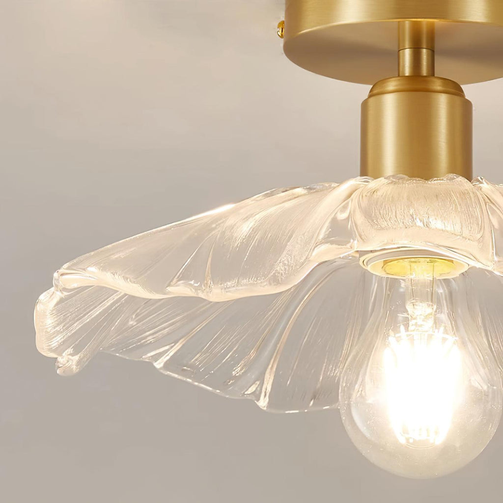 Flower Glass Ceiling Light