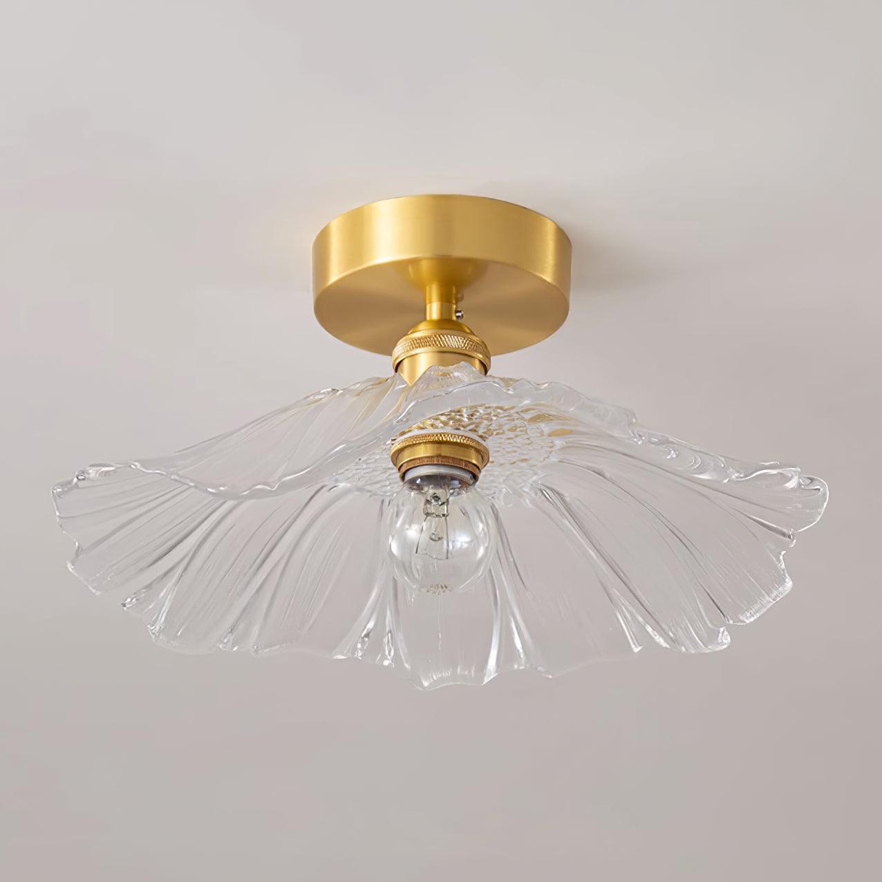 Flower Glass Ceiling Light