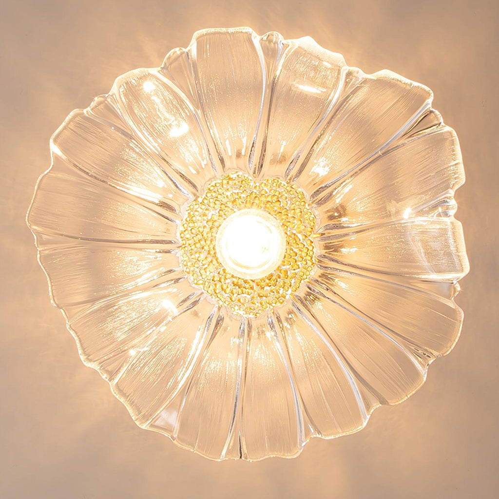 Flower Glass Ceiling Light