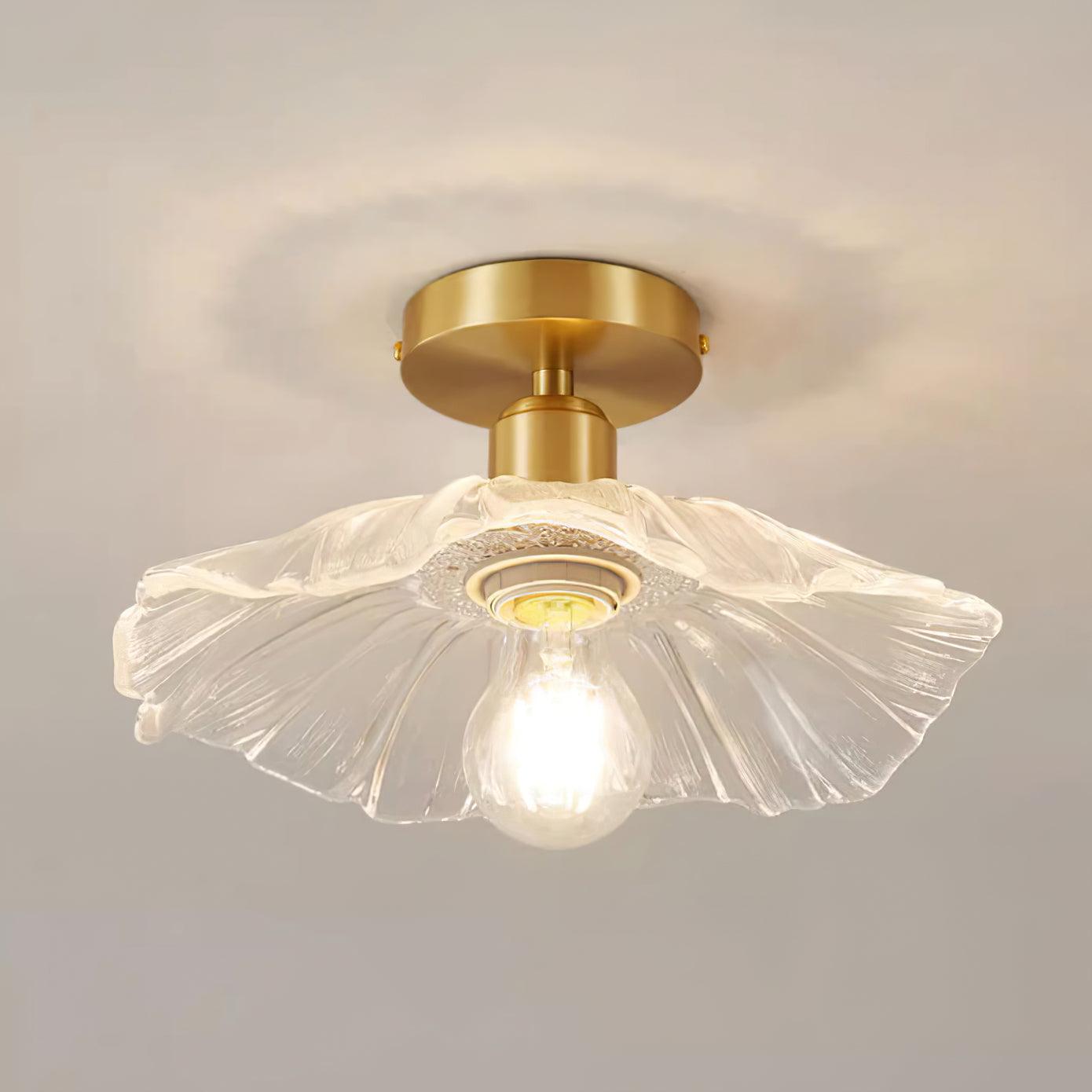 Flower Glass Ceiling Light