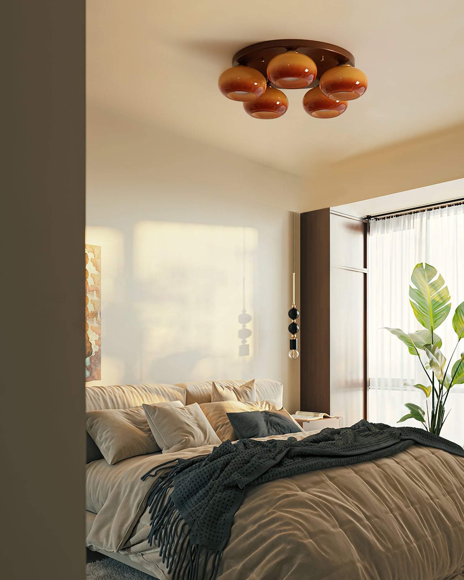 Hailie Glass Ceiling Light