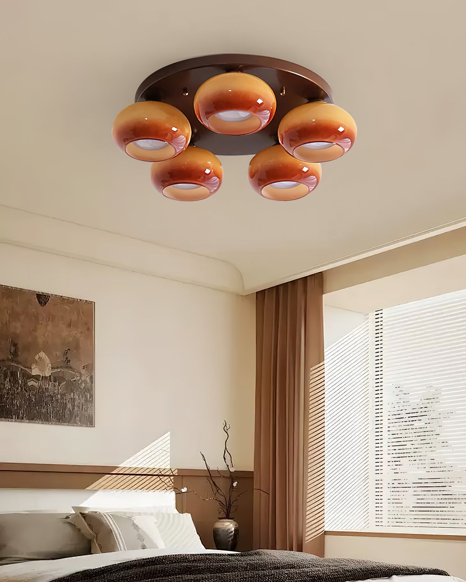 Hailie Glass Ceiling Light