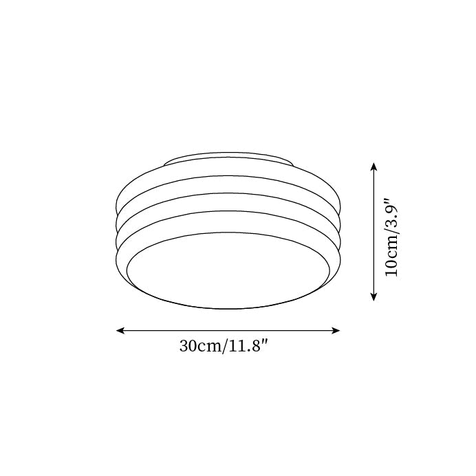 Hamburger Ceiling Light