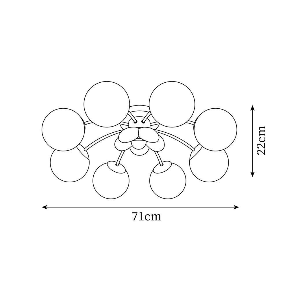 Mauricio Flowers Ceiling Light