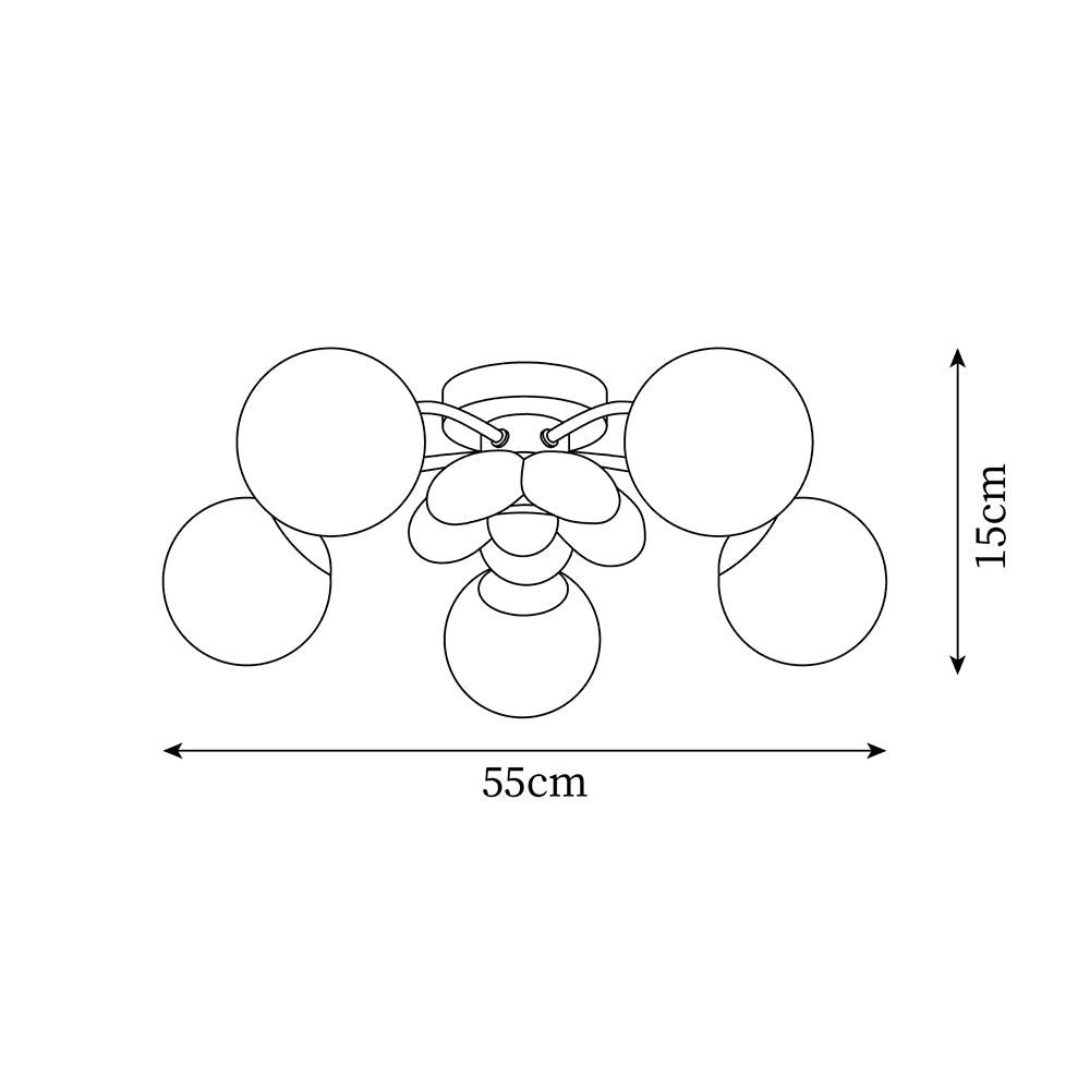 Mauricio Flowers Ceiling Light