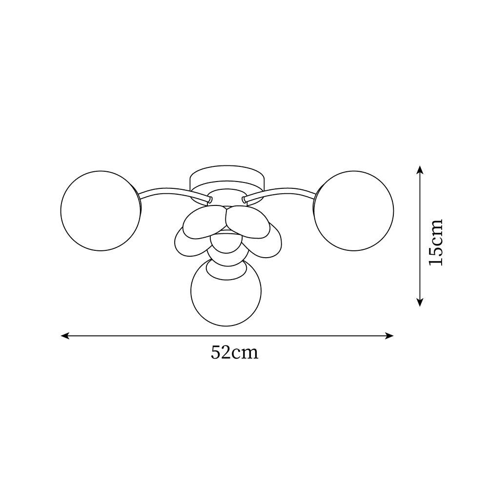 Mauricio Flowers Ceiling Light