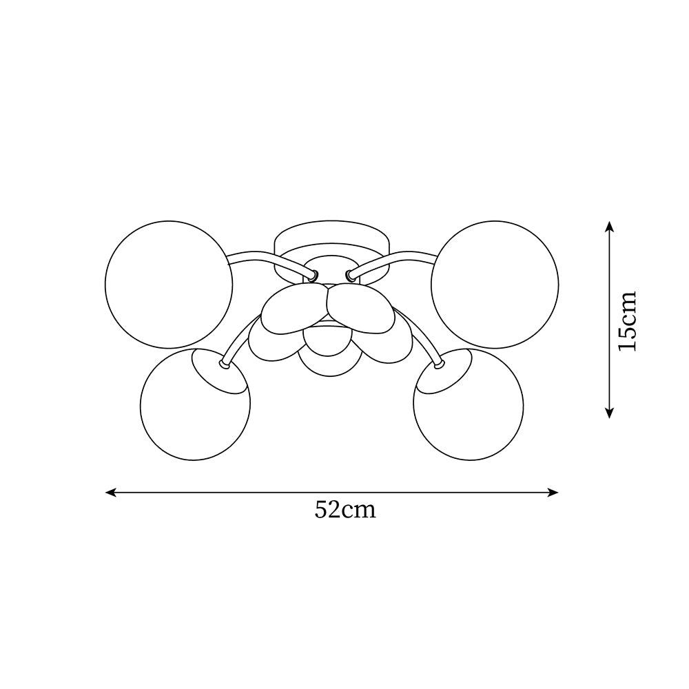 Mauricio Flowers Ceiling Light