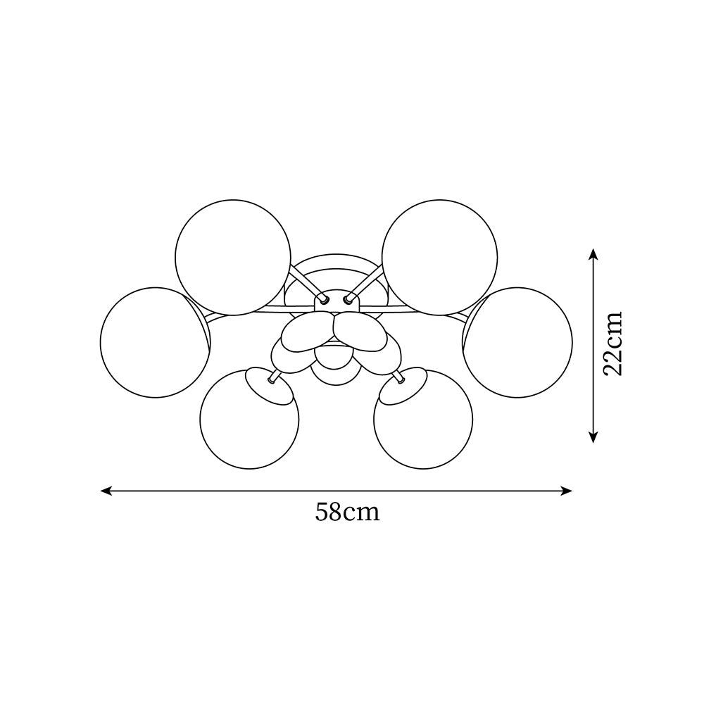 Mauricio Flowers Ceiling Light