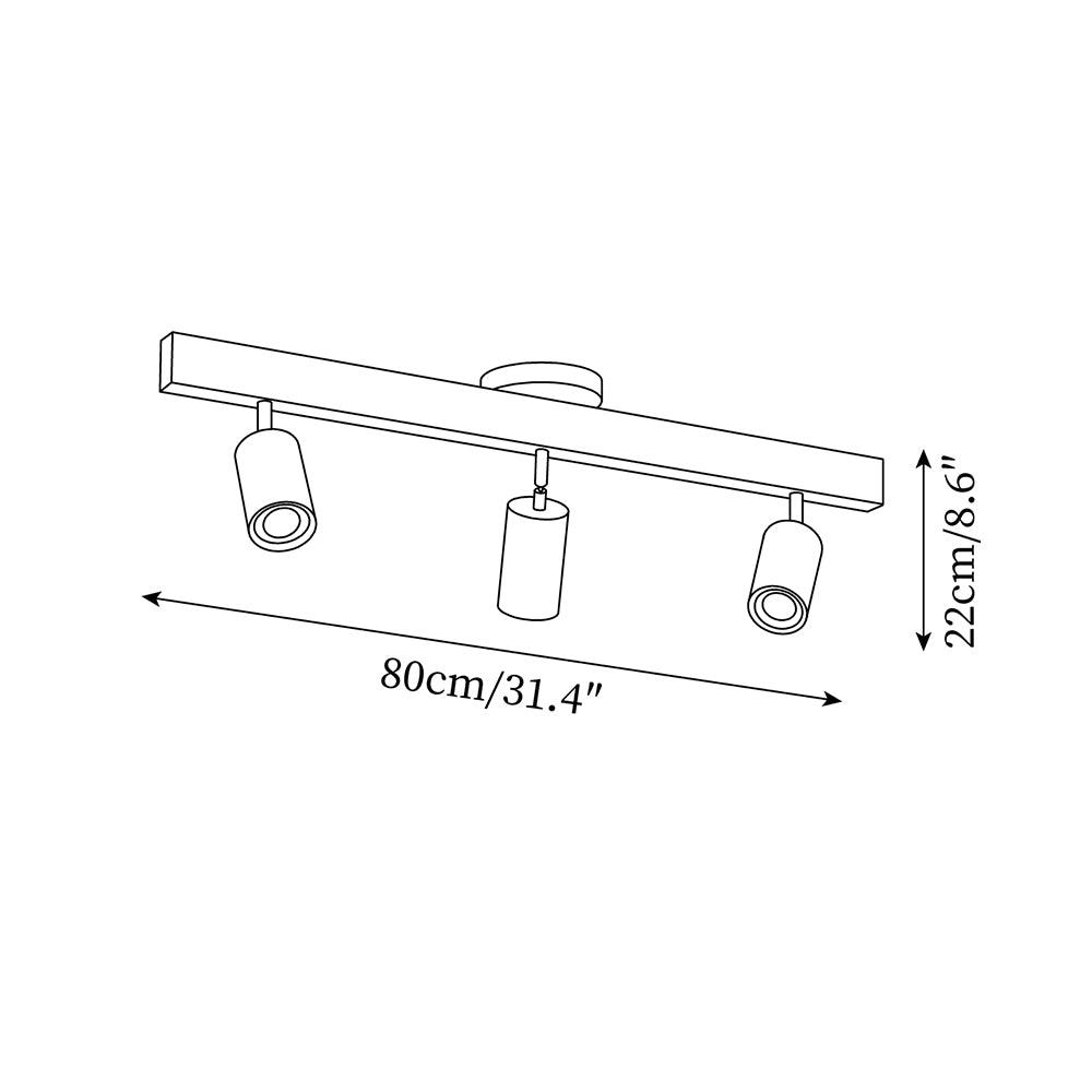 Merlo Wood Track Lighting