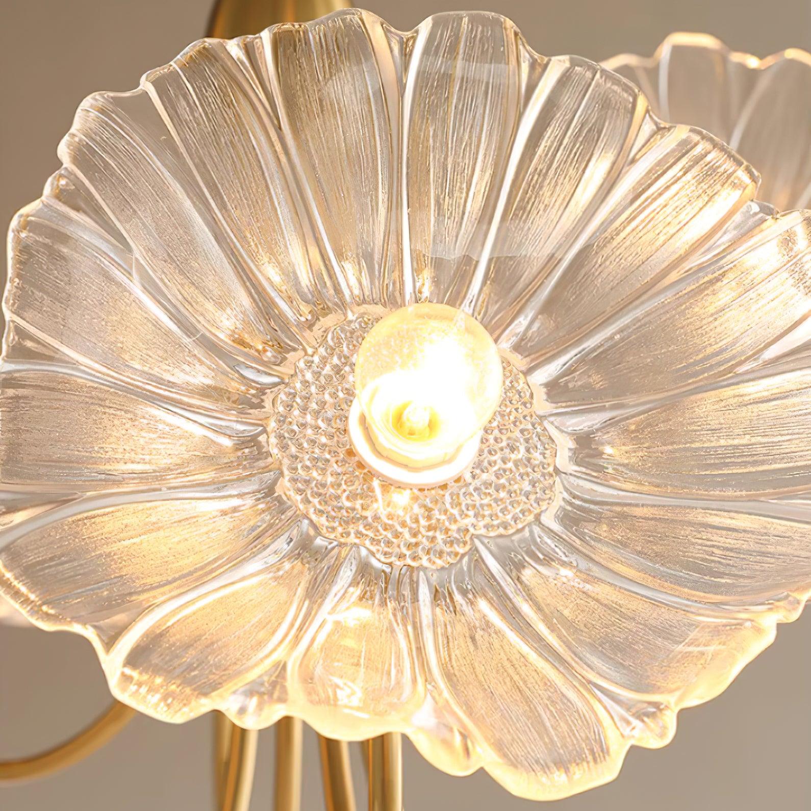 Murano Glass Flowers Ceiling Light