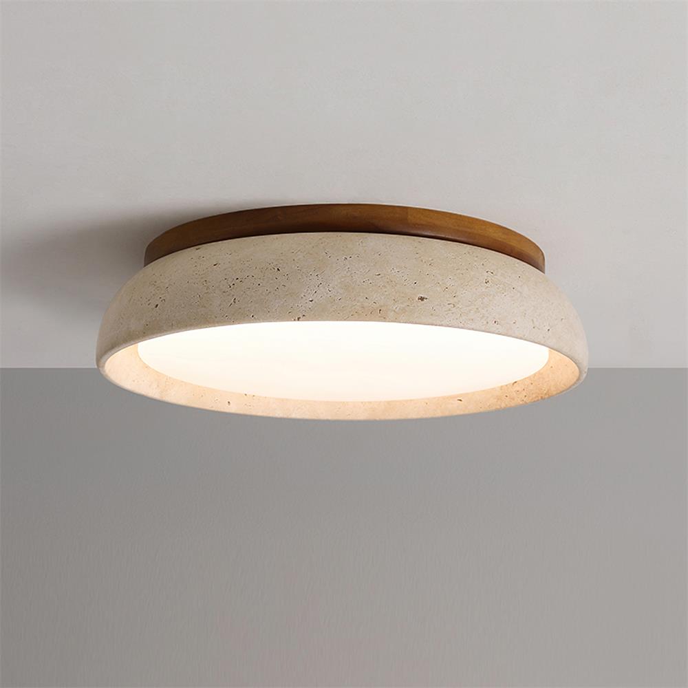 Piedra Travertine Ceiling Light