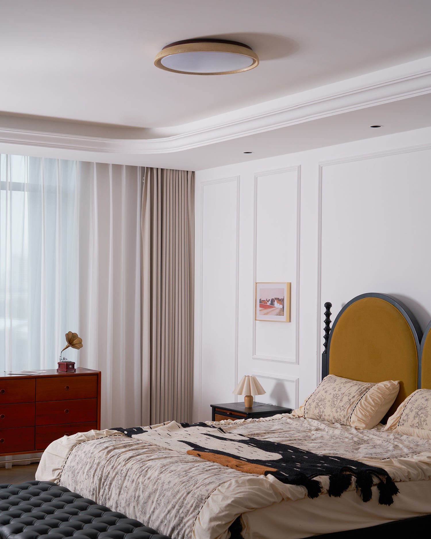 Piedra Travertine Ceiling Light